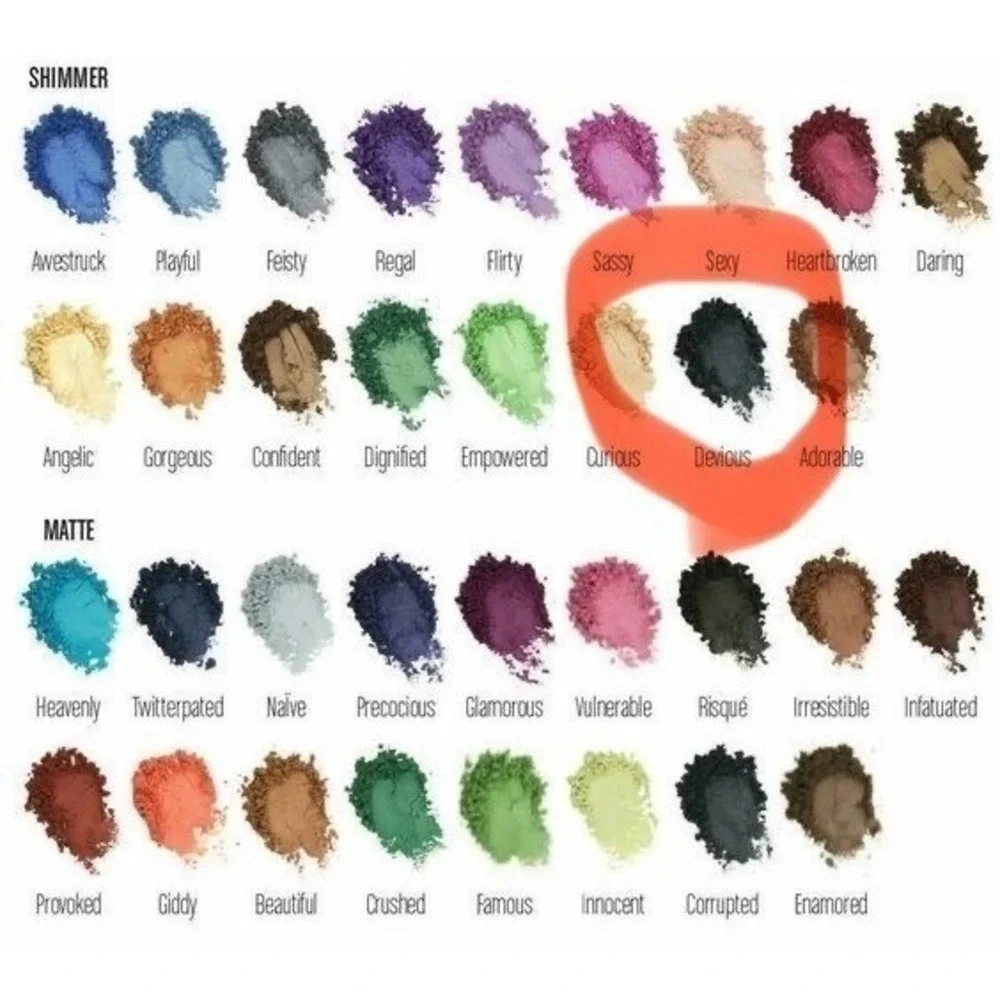 Younique Moodstruck Minerals Pigment Shimmer Eye Shadow Devious Black 0.03oz NEW